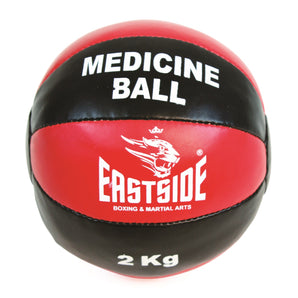 Eastside Leather Medicine Ball. Weight Option 2kg or 5kg  Sold by Alliance Sports Innovation