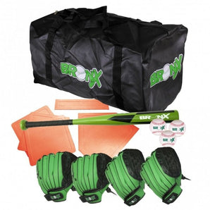 Bronx Home Baseball Set - 4 glove