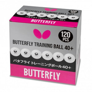 Butterfly Table Tennis Training Ball 40+ - Box of 120