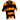 Kooga Rugby Teamwear Match Shirt - Amber Black Stripe