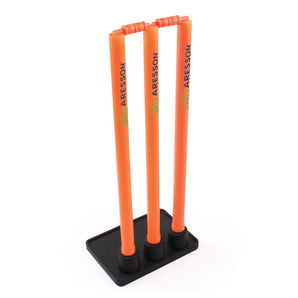 Aresson PVC All Play Cricket Training Stumps - Orange