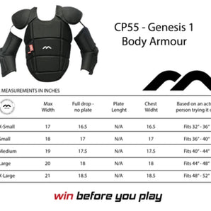 Mercian Hockey Goalkeeper Genesis 1 Body Armour