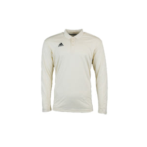 Adidas Howzat Long Sleeve Cricket Polo Junior