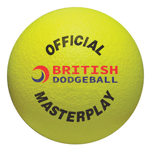 Official British Dodgeball Masterplay Foam Dodgeball - Set of 10