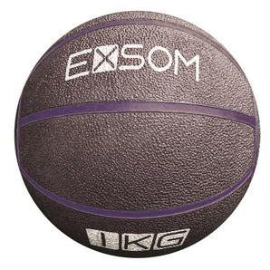 Exsom Rubber Medicine Ball - Weight Options: 1kg, 3kg, 5kg, 7kg, 10Kg. Sold by Alliance Sports Innovation