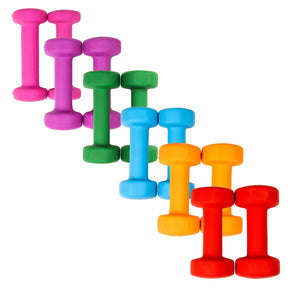 Fitness Mad Neoprene Fitness Dumbbells Coloured weights