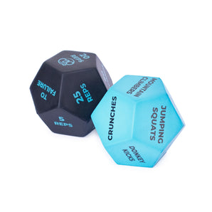 12-Sided Fitness Dice - Pair