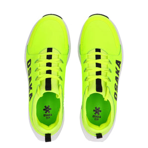 Osaka Hockey Kids Furo Fluorescent Lime Astro Trainers