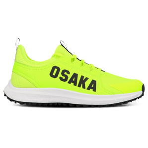 Osaka Hockey Kids Furo Fluorescent Lime Astro Trainers