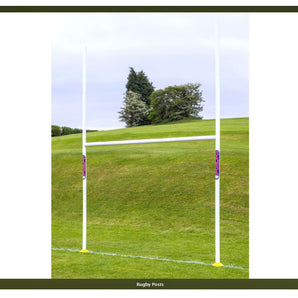 Samba G12A Junior Rugby Football Goal 9ft 6" x 12ft with Locking System and Bag by Alliance Sports Innovation