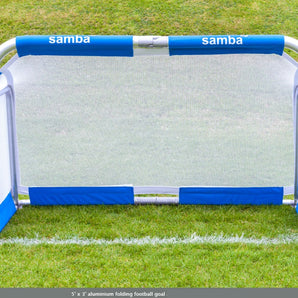 Samba G7008  5ft x 3ft Aluminium Folding Football Goal by Alliance Sports Innovation