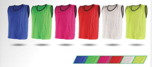 Mesh Bibs Set of 6. Size Small, Medium or Large. Colour Options  Sold By Alliance Sports Innovation.