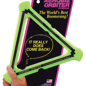 Aerobie Orbiter Boomerang Throwing and Catching