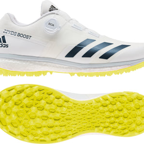 Adidas 22YDS Boost Cricket Shoes - Acid/Yellow