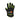 Grays Pro 5X Gloves Black Right Hand Neon Yellow