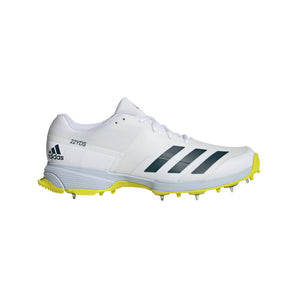 Adidas 22YDS Cricket Spikes - White Yellow