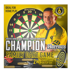 Harrows Chizzy Champion Family Dart Board Game set