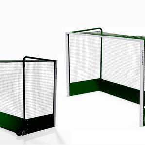 Green Integral Weighted Hockey Goals (PAIR) Sold by Alliance Sports Innovation