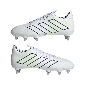 Adidas Kakari Elite Soft Ground Rugby Boots - White