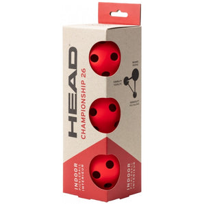 Head Championship 26 Pickleball Indoor (3-Ball Tube)