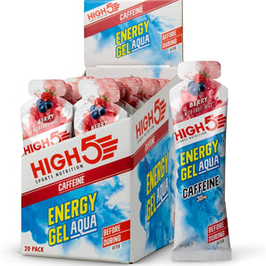 High 5 Aqua Gel + Caffeine (Isogel) - 20 Pack