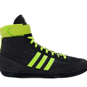 Adidas Combat Speed 4 Wrestling Boots - Black Green