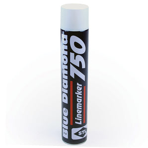 WHITE LINE MARKING SPRAY PAINT - 750ml Temporary or Permanent  Pk of 3