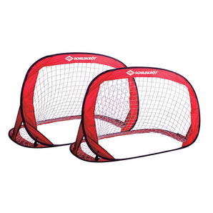 PAIR of Schildkröt Pop Up Football Goal, 20x80x80 cm. Sold By Alliance Sports Innovation