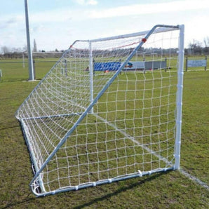 PAIR of Samba 12ft x 6ft Steel 60mm Folding Football Goals. by Alliance Sports Innovation