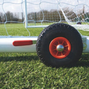 PAIR of Samba 12ft x 6ft Premium Aluminium Easylift Football Goals. by Alliance Sports Innovation