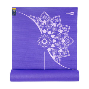 Yoga-Mad Mandala Alignment Yoga Mat - 4mm