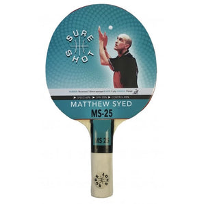 Sure Shot Matthew Syed 25 Table Tennis Bat