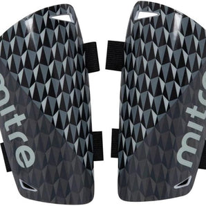 Mitre Deflekta Football Black Shin Guards