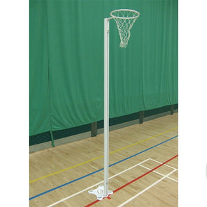 Harrod International Netball Posts - Floor Fixed - 16mm Ring - PAIR  Sold by Alliance Sports Innovation