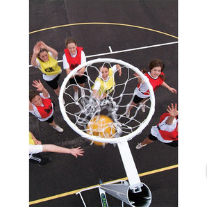 Harrod International Netball Posts - Freestanding - 16mm Ring - PAIR  Sold by Alliance Sports Innovation