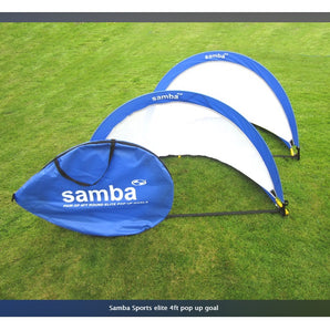 Samba POP1070 Pop Up Goal 4ft - PAIR of Football Goals by Alliance Sports Innovation