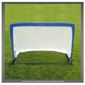 Samba POP1090 Pop Up Goal 4ft Square - PAIR of Football Goals by Alliance Sports Innovation