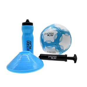 PrecisionPLAY Football Training Set - Football, Cones, Pump and Bottle