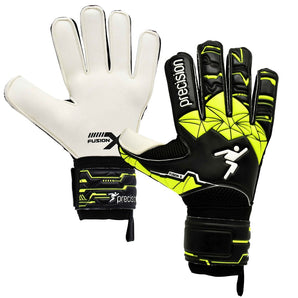 Precision Fusion X Flat Cut Finger Protect Football Goal Keeper Gloves