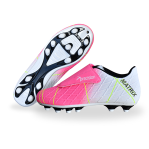 Precision Matrix Junior Football Boots Firm Ground Velcro