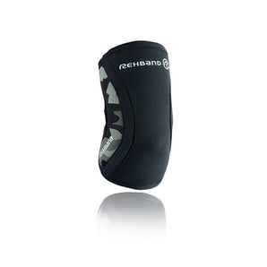 Rehband RX Elbow Sleeve 5mm - Black/Camo