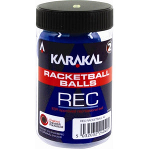 Karakal Recreational Racketballs Blue - Tube Of 2