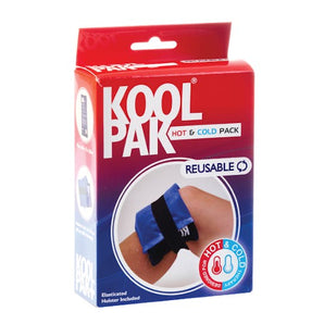 Koolpak Hot & Cold Gel Pack with Elasticated Compression Wrap and Cover - Pk of 12 or 24