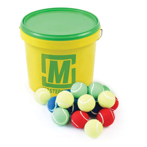 MasterSport Coloured Tennis Balls (for General Play) - Mixed Colours