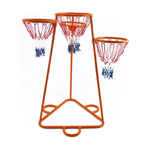 Floor Standing Basketball and Netball Shot Trainer. Sold By Alliance Sports Innovation.