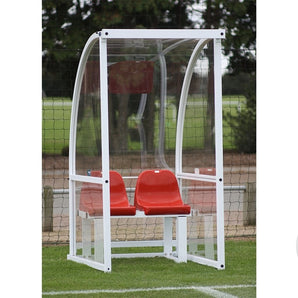 Harrod Premier Officials Shelter - 1m Fixed (2 Seater) Red or Blue -  Sold by Alliance Sports Innovation