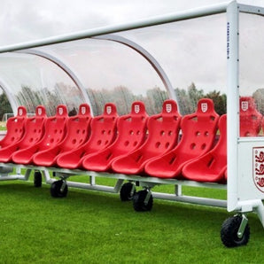 Harrod Portable Team Shelter - 6m  10 Seater Sold by Alliance Sports Innovation