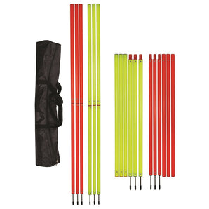 Wilks TWO PIECE SLALOM POLE Set of 12 - 1.7mtrs  Sold by Alliance Sports Innovation