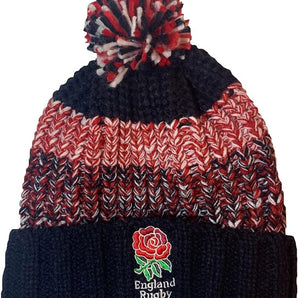 England RFU Winter Beanie Hat Pom Pom Supporter