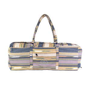 Yoga-Mad Striped Powerloom Yoga Kit Bag